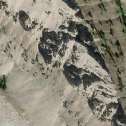 Satellite imagery of Seven Sisters Mountain, CA