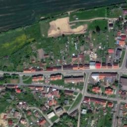Satellite imagery of [Kladruby u Stříbra] cemetry church t., CZ