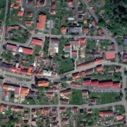 Satellite imagery of [Kladruby u Stříbra] cemetry church t., CZ