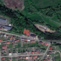 Satellite imagery of [Kladruby u Stříbra] cemetry church t., CZ