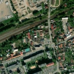Satellite imagery of [Nýřany] church t., CZ