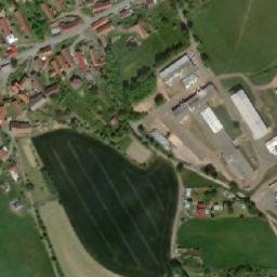 Satellite imagery of [Chřenovice] church t., CZ