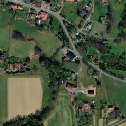 Satellite imagery of [Bruzovice] church t., CZ