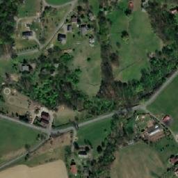 Satellite imagery of [Bruzovice] church t., CZ