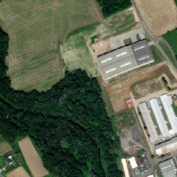 Satellite imagery of [Třanovice] church t., CZ