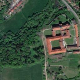 Satellite imagery of [Kladruby-Pozorka] monastery church t., CZ