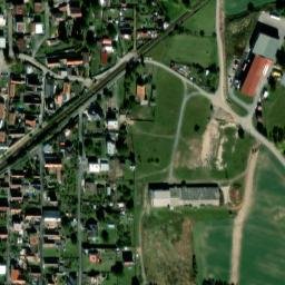 Satellite imagery of [Heřmanova Huť] water outlook t., CZ