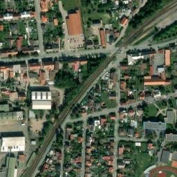 Satellite imagery of [Nýřany] church t., CZ