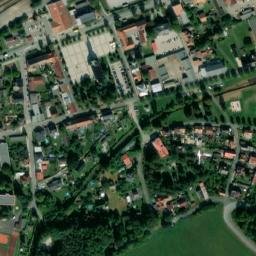 Satellite imagery of [Nýřany] church t., CZ