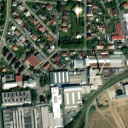 Satellite imagery of [Chotěboř] factory chimney, CZ