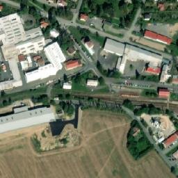 Satellite imagery of [Chotěboř] factory chimney, CZ