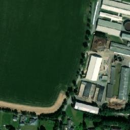 Satellite imagery of [Pomezí] church t., CZ