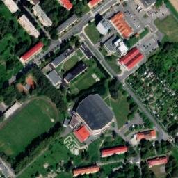 Satellite imagery of [Studenka] factory chimney, CZ