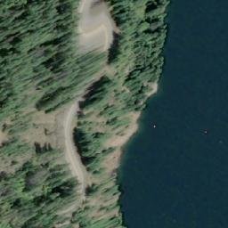 Satellite imagery of Kootenay Lake Powerline Crossing, Tower Southwest, CA