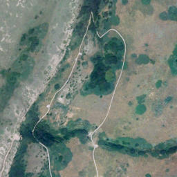 Satellite imagery of Head-Smashed-In Buffalo Jump, CA