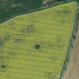 Satellite imagery of [Kladruby-Pozorka] monastery church t., CZ