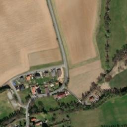 Satellite imagery of [Višňová] church t., CZ