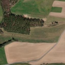 Satellite imagery of [Višňová] church t., CZ