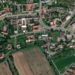 Satellite imagery of [Městečko Trnávka] church t., CZ
