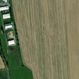 Satellite imagery of [Pomezí] church t., CZ