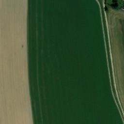 Satellite imagery of [Pomezí] church t., CZ