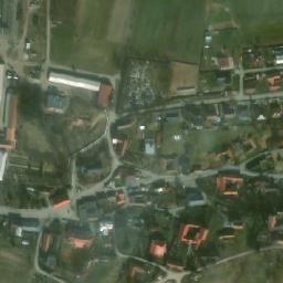 Satellite imagery of [Spálov] church t., CZ