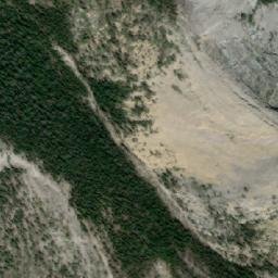Satellite imagery of Caudron Peak, CA