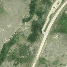 Satellite imagery of Head-Smashed-In Buffalo Jump, CA