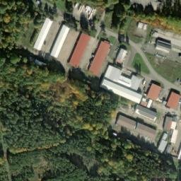 Satellite imagery of [Bor - Vysočany] factory chimney, CZ