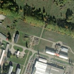 Satellite imagery of [Bor - Vysočany] factory chimney, CZ