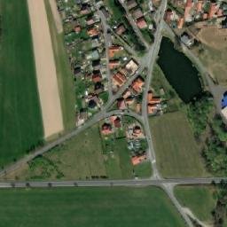 Satellite imagery of [Višňová] church t., CZ