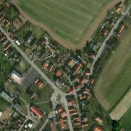 Satellite imagery of [Pustějov] church t., CZ