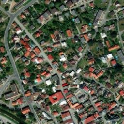 Satellite imagery of [Brušperk] church t., CZ