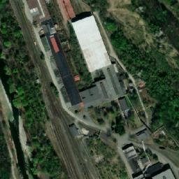 Satellite imagery of Dalkia [Sviadnov] heat plant chimney, CZ