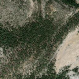 Satellite imagery of Caudron Peak, CA