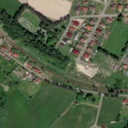 Satellite imagery of [Sobíňov] church t., CZ