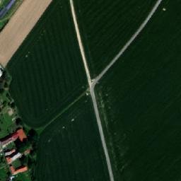 Satellite imagery of [Pustějov] church t., CZ