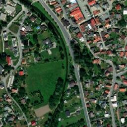 Satellite imagery of [Brušperk] church t., CZ