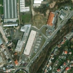 Satellite imagery of [Příbram] hospital chimney, CZ