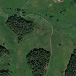 Satellite imagery of [Sobíňov] church t., CZ