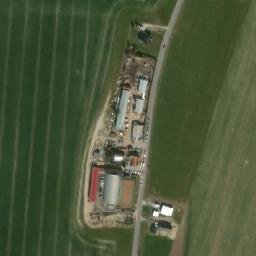 Satellite imagery of [Pustějov] church t., CZ