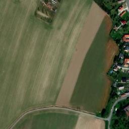 Satellite imagery of [Pustějov] church t., CZ