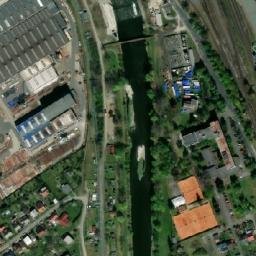 Satellite imagery of Dalkia [Sviadnov] heat plant chimney, CZ