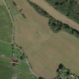 Satellite imagery of [Hřiměždice] church t., CZ