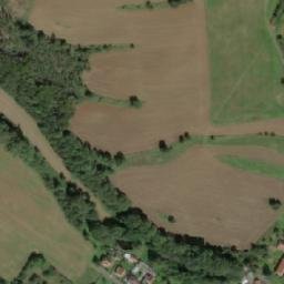 Satellite imagery of [Hřiměždice] church t., CZ