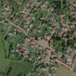 Satellite imagery of [Hřiměždice] church t., CZ