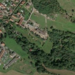 Satellite imagery of [Hřiměždice] church t., CZ