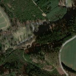 Satellite imagery of [Hradiště] church t., CZ