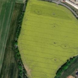 Satellite imagery of [Hněvkovice u Ledče nad Sázavou] church t., CZ