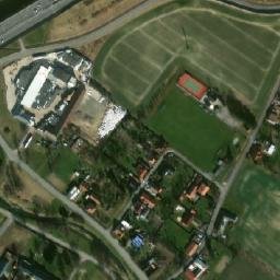 Satellite imagery of [Hladké Životice] church t., CZ